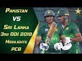 Pakistan vs Sri Lanka 2019 | 3rd ODI | Highlights | PCB