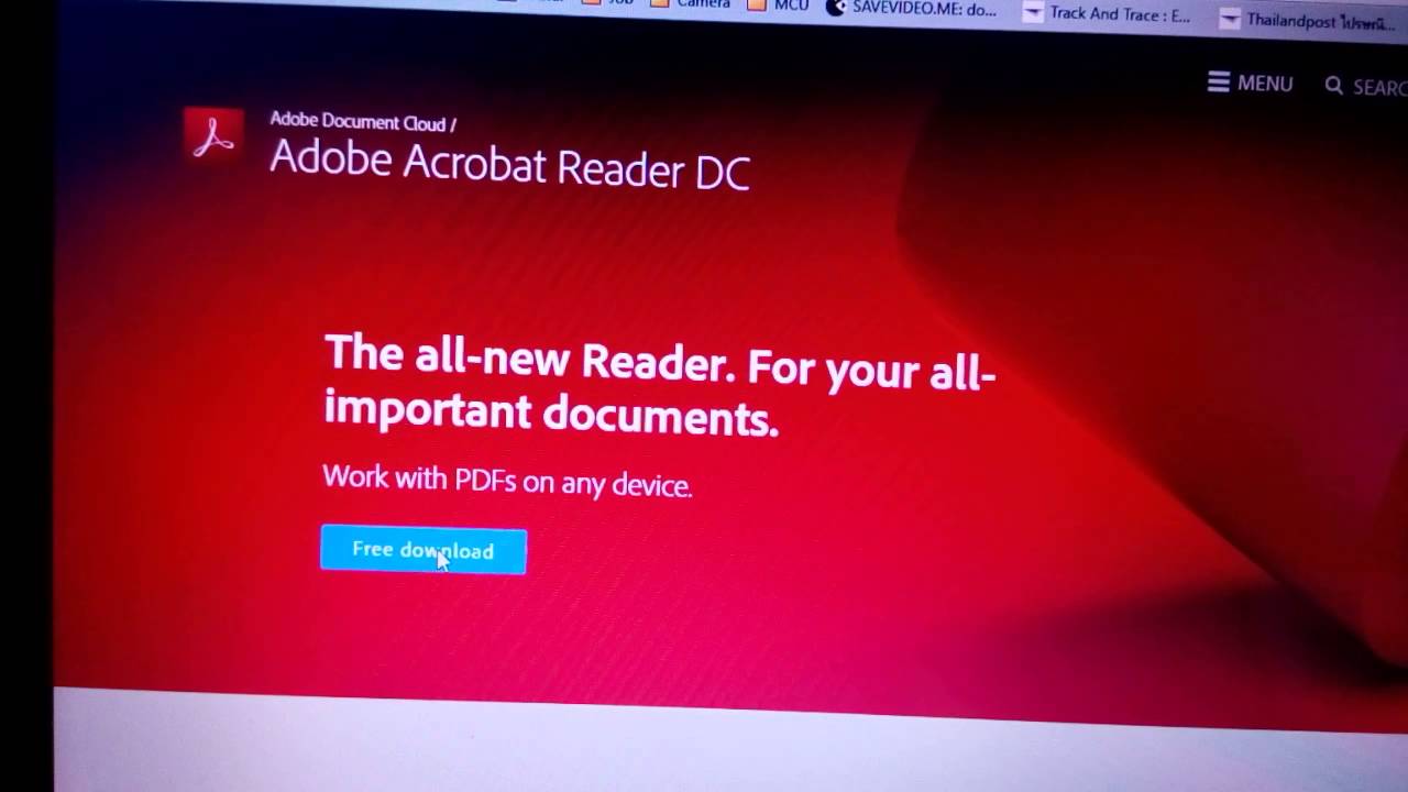 adobe acrobat reader dc install