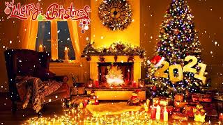 🎅 Cozy Christmas Coffee Shop Ambience with Christmas Music 🎄 Crackling Fire, & Cafe Sounds