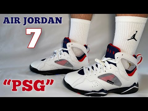 スニーカーレビュー Air Jordan 7 Paris Saint Germain Youtube