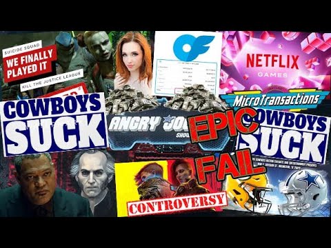 AJS News- Netflix MTX in Games, COWBOYS SUCK!, Witcher Casts Fishburn, Turok, Amouranth Makes WHAT?!