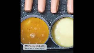 Kanso Living Panci Anti Lengket 2 Lubang Granit Pan Fry Teflon Keramik