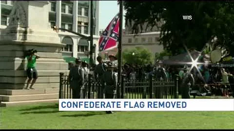 South Carolina Confederate Flag removed