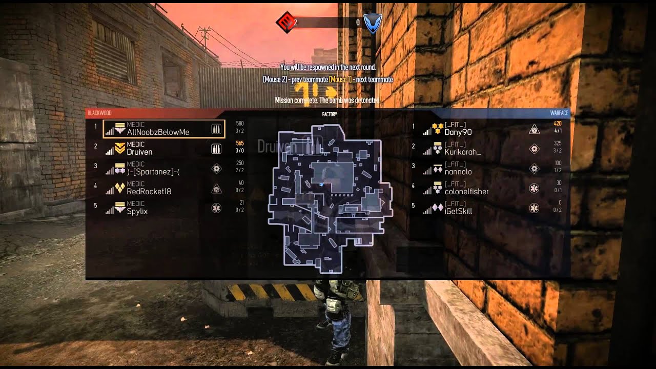 [MEDIC vs [_FIT_]] 1st Clan War (PTB - Factory) Warface - YouTube