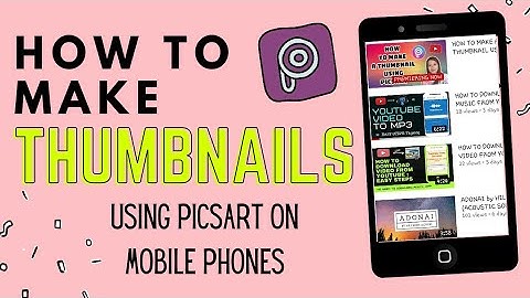 HOW TO MAKE A THUMBNAIL USING PICSART (BASICS) TAGALOG TUTORIAL