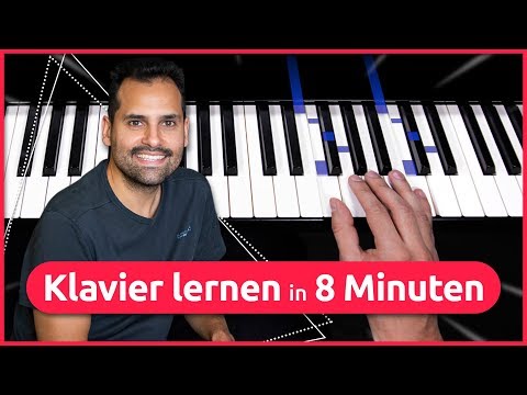 Klavier lernen in nur 8 Minuten! So funktionierts..