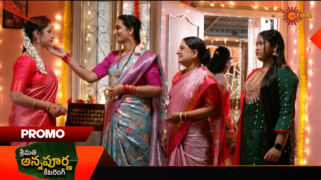 Srimati Annapurna Catering - Promo | 01 Jan 2026 | Telugu Serial | Gemini TV