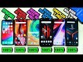 КТО ДОЛЬШЕ? 🔥 iPHONE 11, XIAOMI MI NOTE 10, HUAWEI MATE 30 PRO, RED MAGIC 3S | Battery Test