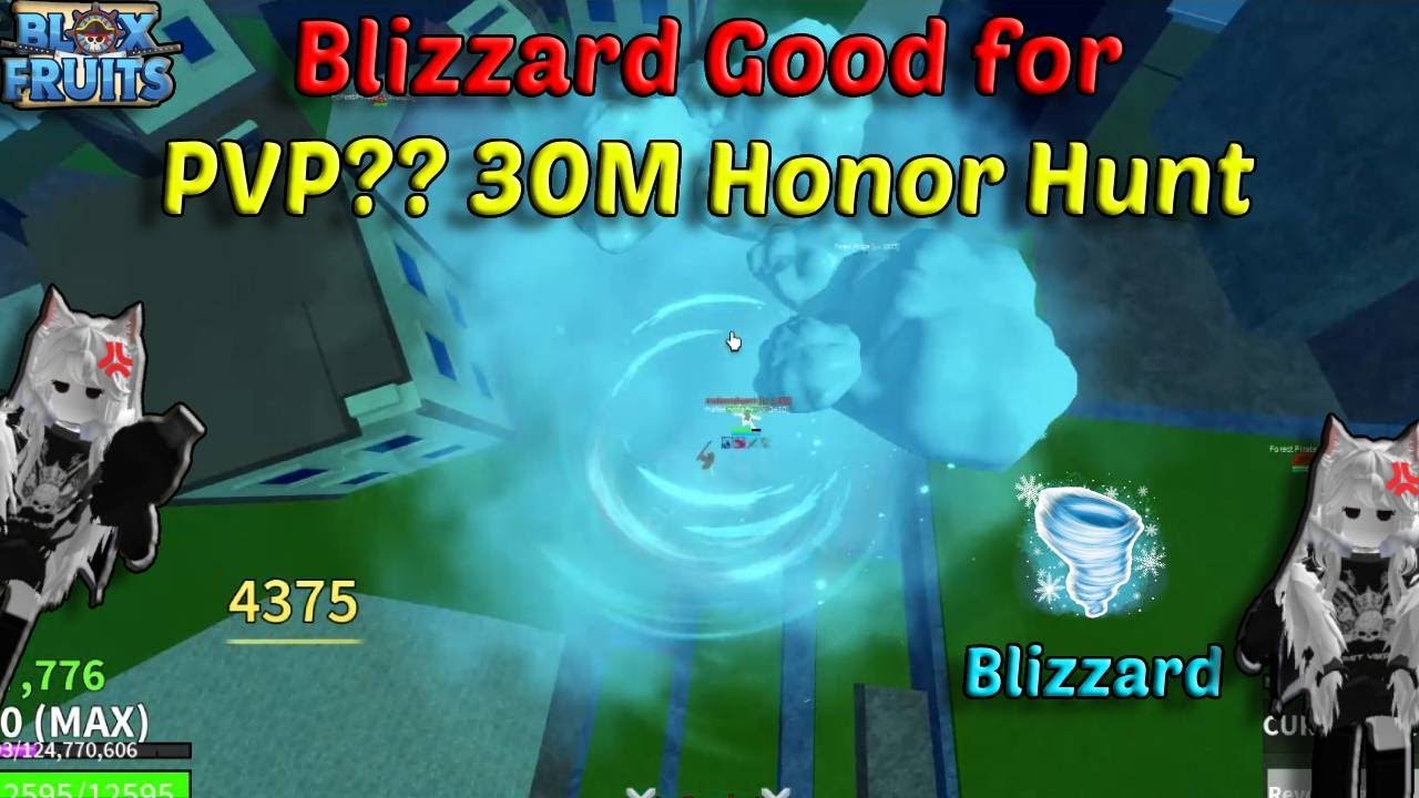 Blizzard Fruit OP for Pvp??? 30M (Blox Fruits Bounty Hunting) + God Human +  CDK Combo 
