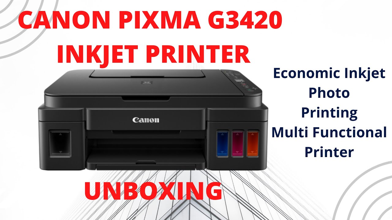 CANON PIXMA G3420 INKJET PRINTER