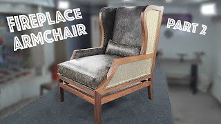 FIREPLACE ARMCHAIR - CAPSULE OF TIME make furniture with your own hands DIY