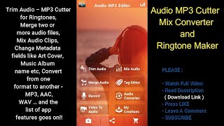 ✅ HOW TO ? - Audio MP3 Cutter Mix Converter and Ringtone Maker ✅ ( best free android apps ) screenshot 2