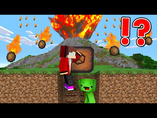 EPIC VOLCANO vs. Doomsday Bunker - Minecraft class=