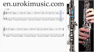 How to Play Oboe C#1 S#1 L#6 Melody School Learn Class Course Tutorial Sheet Music Tabs