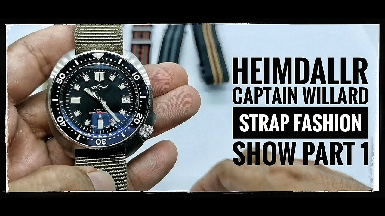 5 Best Straps for the Heimdallr 6105-8110 Captain Willard homage watch ...