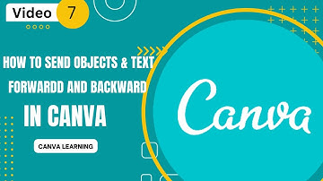 How to send back and forward elements in Canva | Abdul Wahab