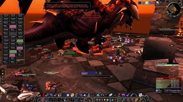 Classic Wow Nefarian clutch kill (one person left alive)