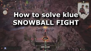 MK1 Invasions - How to solve klue SNOWBALL FIGHT  in Tarkatan Colony mesa (Season of Reptile)
