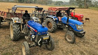 Powertrac Euro 50 mahindra yuvo Tech loading bull | tractor bull video ||