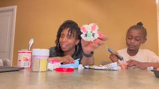 Who messed up the food hack?| How to Make Bunny Cupcakes for Easter Part 3