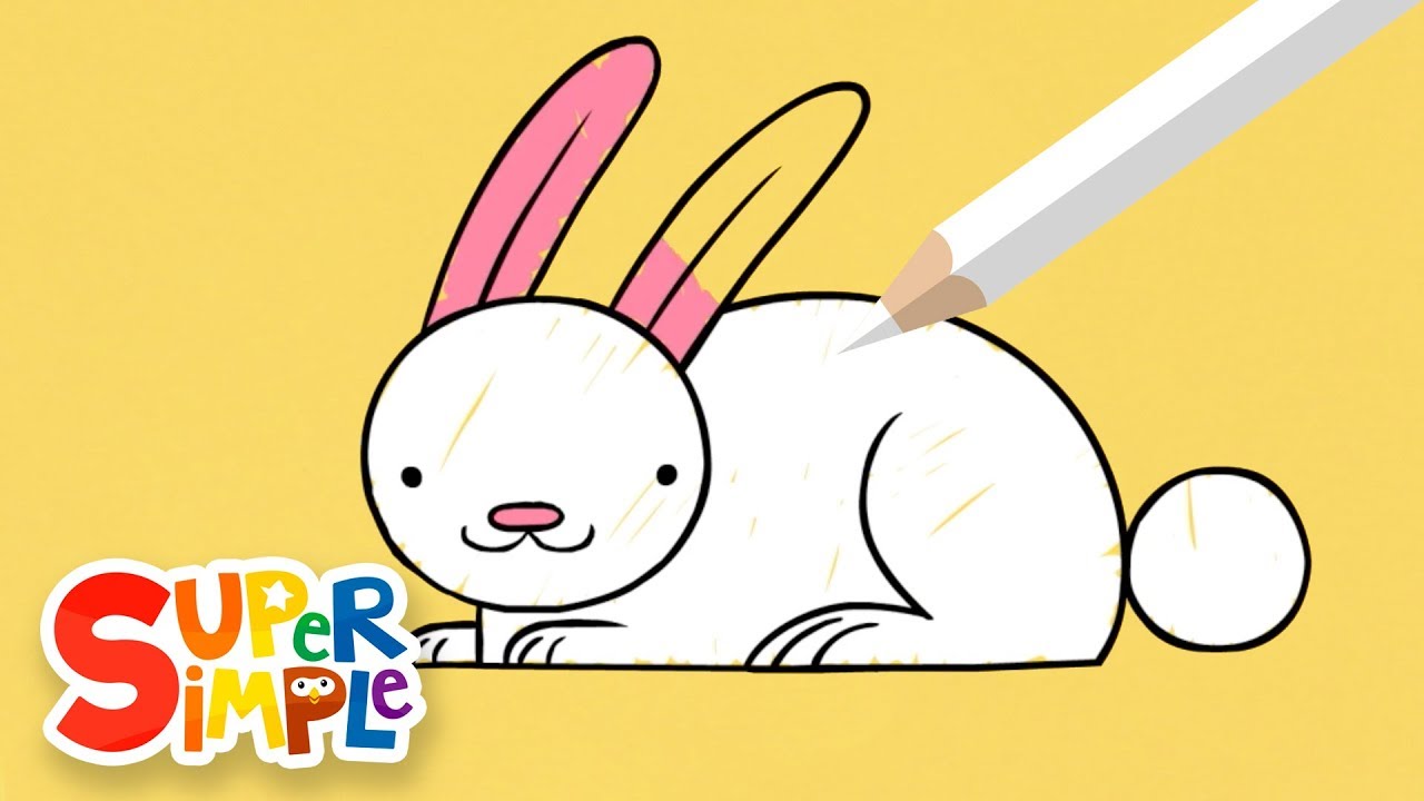 Draw Rabbit With Color Draw And Color A Rabbit | + More Drawing For Kids | Watch & Learn - YouTube