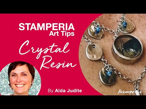 Stamperia ART Tips - Crystal Resin Resin Jewel by Alda Judite