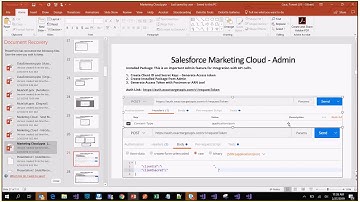 Salesforce Marketing Cloud | API calls | API Calling | Postman usage