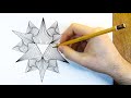 A bunch of triangles  geometric drawing tutorial