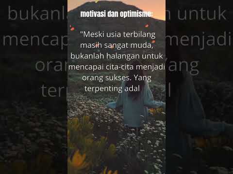 motivasi dan optimisme bagi anak muda#hidupbijak #motivasidiri #motivasihidup #kebijaksanaan