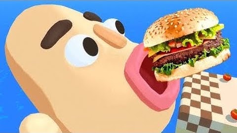 Sandwich 🥪 run play 9999 levels iOS trailer walkthrough satisfying gameplay. #androidgames