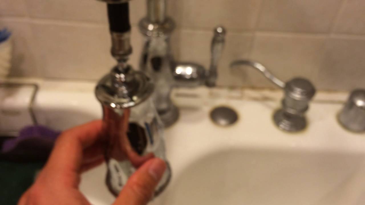 Pfister Gt529 Tmc Hanover Faucet Leak And Stain Youtube