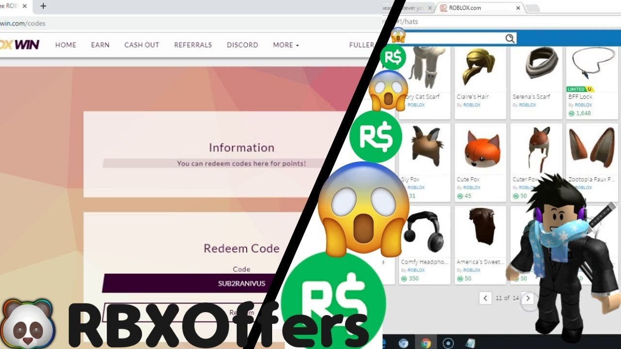 2 New Robux Promo Codes For Rbxoffers And Bucksrewards Youtube - makerobux promo codes wiki