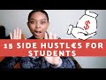 15 SIDE HUSTLE IDEAS for STUDENTS: Make Extra Money As a Foreign Student Abroad.