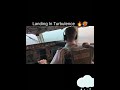 landing In Turbulence By Amazing Pilot #shorts #flight #turbulence