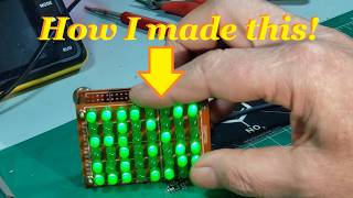 How I made my random blinking LED panel!