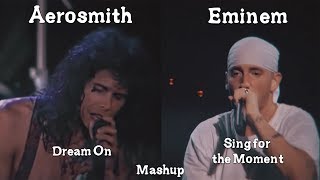 Eminem X Aerosmith - Sing for the Moment/Dream On Mashup (HQ Remake)