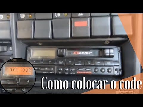 SENHA/CODE TOCA FITAS CHEVROLET ,VOLKSWAGEM E FORD . E COMO COLOCAR SENHA NO TOCA FITAS OMEGA