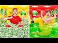 BOY vs GIRL GYMNASTICS COMPETITION || Who's The Best Gymnast!? 1000 Buttons By 123GO! SCHOOL