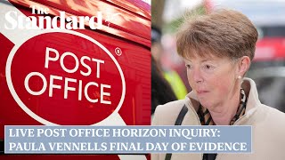 Post Office Horizon Inquiry: Final day of former boss Paula Vennells giving evidence