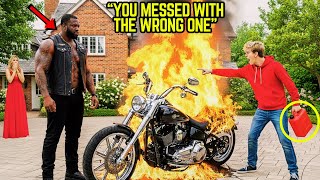 Karens Son Set Black Mans Bike On Fire And Called Him A Threat Unaware Hes A Ruthless Navy Seal