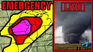 BREAKING NEWS: Tornado Warning Coverage | Live Weather Analysis (05/21/24)