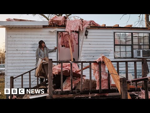 Deadly tornadoes sweep through southern US – BBC News