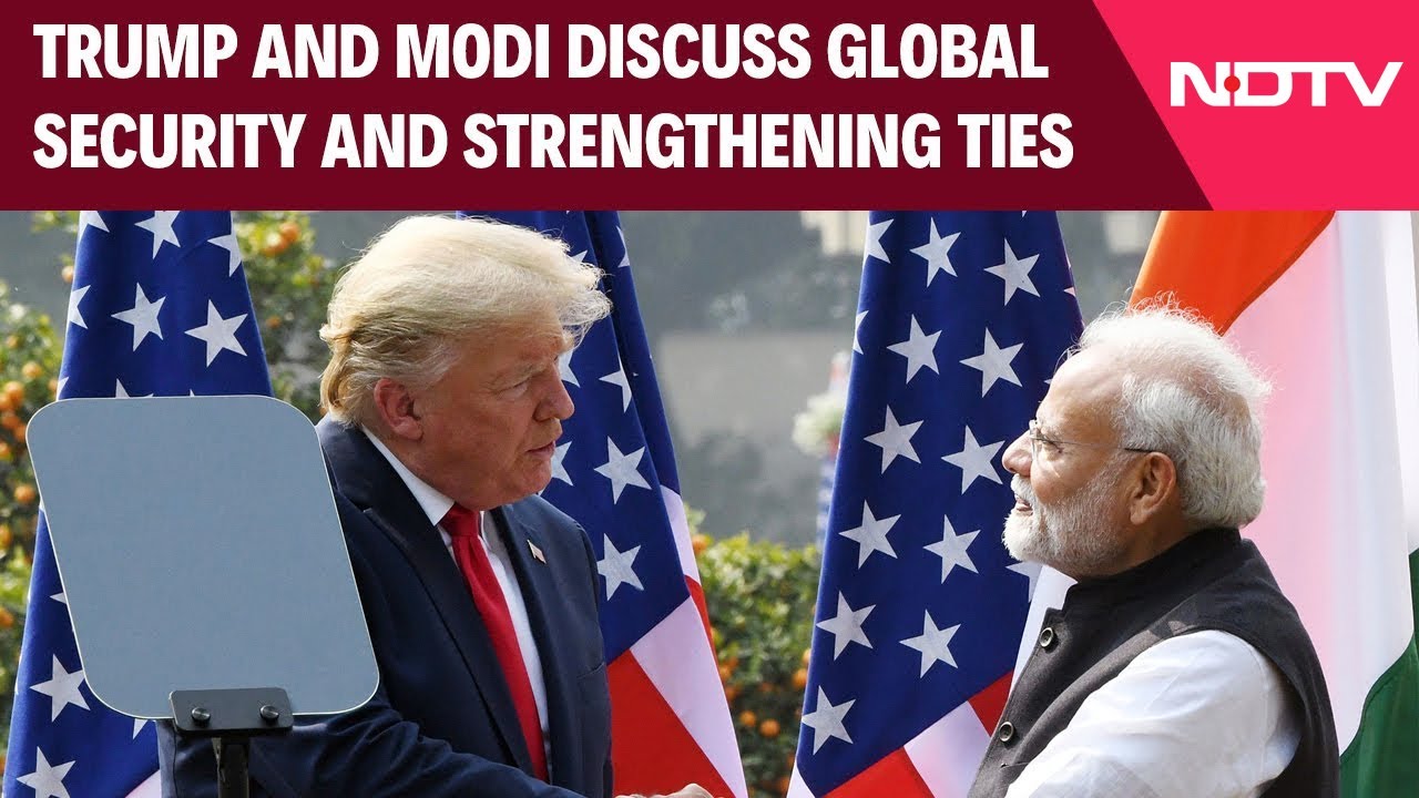 Trump Modi Call | Trump & Modi Discuss Global Security,  Strengthening Ties Ahead Of February Visit