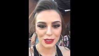 Cher Lloyd&#39;s sweet message for me at Halsey&#39;s album launch party in Los Angeles - 08/28/2015