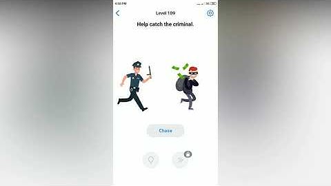 Easy Game - Help catch the criminal - Level 109 solution