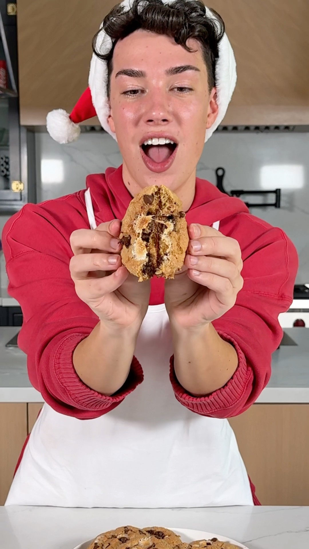 CHRISTMAS S’MORES COOKIES ?? #recipe #food
