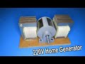 How to make 220V Generator using transformer