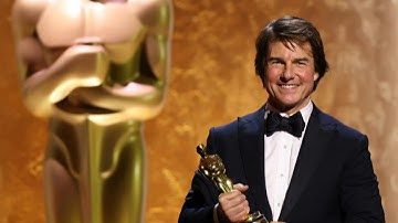Tom Cruise recibió Óscar honorario por su trayectoria | AFP