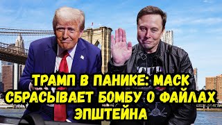 Трамп в панике: Маск сбрасывает бомбу о файлах Эпштейна
