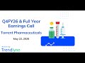 Torrent Pharmaceuticals Earnings Call for Q4FY26 & Full Year